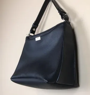 Esprit VTG Y2K Faux Leather Vegan Small Black Carry Hand Bag thumbnail 4