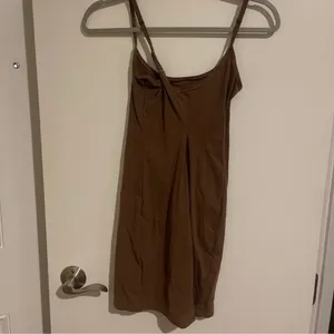 Skims M FITS EVERYBODY SLIP DRESS Jasper Brown NWT thumbnail 4