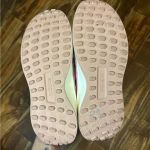 Adidas Women's Pink and Cream Sneakers thumbnail 9