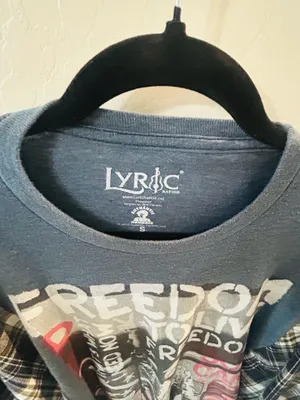 Jimi Hendrix Graphic Tee Flannel Blue thumbnail 5