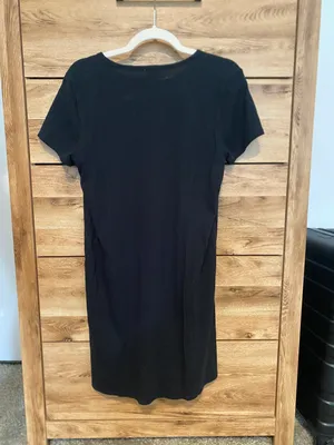 Black T-shirt Dress thumbnail 2