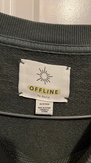 Offline Oversized Sweatshirt Green Size XS thumbnail 2