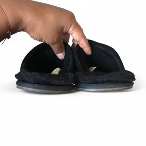 UGG Women’s Black Suede Open-Back Slippers Size 9 thumbnail 5
