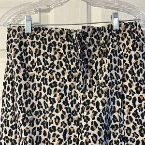 Vintage Express Leopard Print Pajama PJ Loungewear Pants Medium thumbnail 2