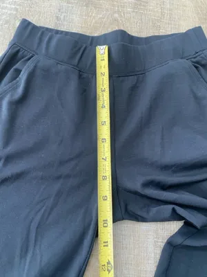 Lilly Pulitzer Malani Knit Black Pants Pull-on Relaxed Straight Leg XS Travel thumbnail 12