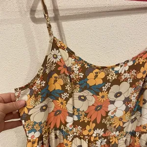 Altar'd State Retro Floral Strappy Sundress Size Medium EUC thumbnail 3