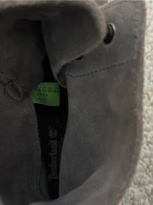 Timberland Anti-Fatique Style 8308A Faded Grey Leather Roll Top Earth Keepers thumbnail 8
