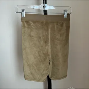 Skims Small Velour Biker Shorts Small Gold thumbnail 3