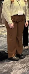 NiMin Brown Slacks Size XL thumbnail 3