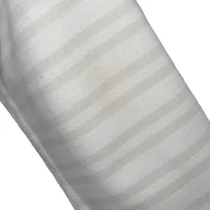 Lululemon Womens Twin Stripe Nimbus Full Zip Blissed Out Jacket White Gray Small thumbnail 6