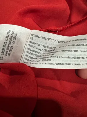 Abercrombie Red Long Sleeve Mini Dress thumbnail 6