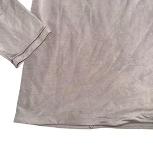 Lululemon Wondermost Ultra-Soft Nulu Top Womens 10 Grey‎ Excellent Long Sleeve thumbnail 3