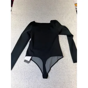 Nike Form Dri-FIT Stealth Evaporation Long Sleeve Bodysuit Black HQ8296-011 L thumbnail 7