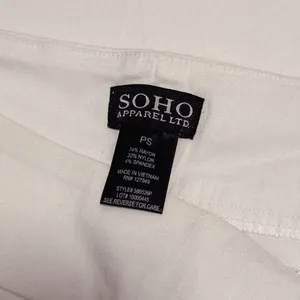 Soho White Women's Pants thumbnail 2