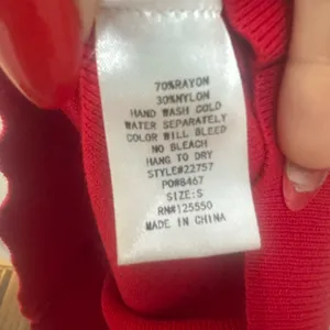 Hera Collection Fiery Red Mini Dress thumbnail 6