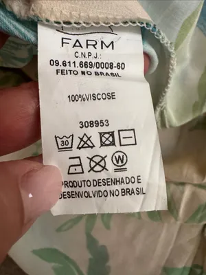 Farm Rio Tropical Floral Slip Dress in Yellow, Blue & Green Size Small thumbnail 13