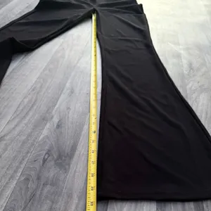 H&M Black High Waisted Flared Bootcut Leggings Size Small NWT thumbnail 2