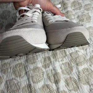 Reebok Glide Low Perfect Fit Suede Lace Up Womens Sneaker In Stone 11 Us 42.5 Eu thumbnail 6