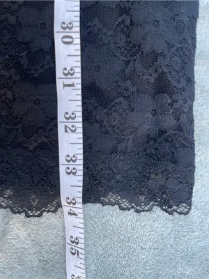 NWT Free People Dress lovely in lace black bell sleeves romantic whimsygoth M thumbnail 9