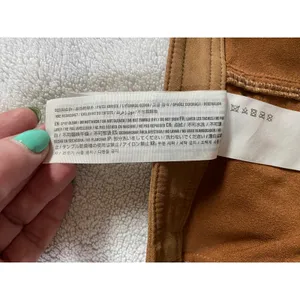 Abercrombie & Fitch Womens Camel Brown Faux Suede Button‎ Front Mini Skirt Small thumbnail 8