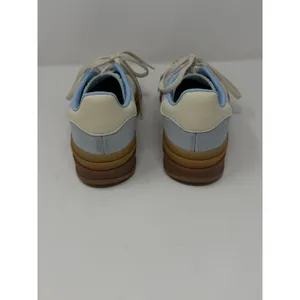 Adidas Gazelle Bold Platform Sneaker Light Blue Cream Gum Women Size 6.5 thumbnail 7