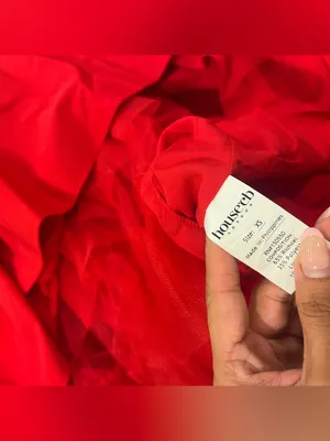 House of CB Amore Dress in Red thumbnail 5