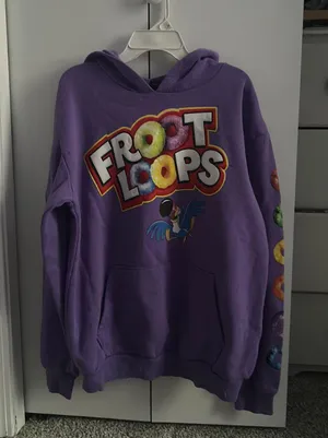 Kellogg's Purple Fruit Loop Sweatshirt Size M thumbnail 1