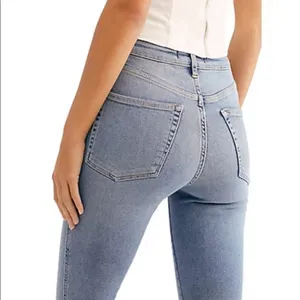 Free People Raw High Rise Jeggings in Indigo Size 27‎ thumbnail 2