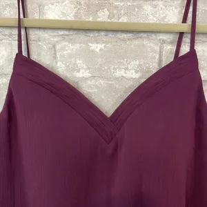Azazie Rebecca Maxi Gown Dress in Grape thumbnail 7