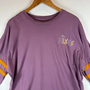 Disney Our‎ Universe The Muses Long Sleeve Purple Graphic Tee Women's thumbnail 4