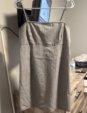 Garage Gray Slip Mini Dress Spaghetti Strap Sleeveless thumbnail 1