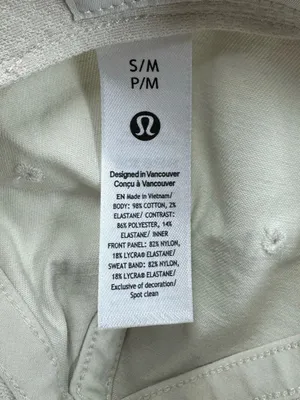 Lululemon Embroidered Classic Ball Cap Ivory thumbnail 2