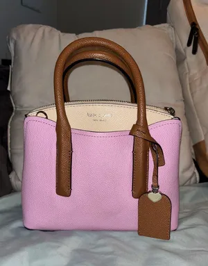 Kate Spade Purse Leather lavender and white mini thumbnail 1