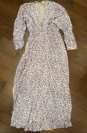Poupette St Barth Ilona Long Maxi Dress Size Large - C30-098 thumbnail 1