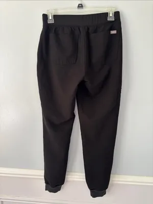 FIGS Zamora Jogger Scrub Pants Black Technical Collection XS Healthcare Nurse thumbnail 5