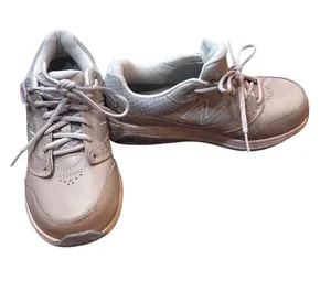 New Balance 928V3 wms gray low top wide leather canvas sneakers sz 8D SKU 10-505 thumbnail 1