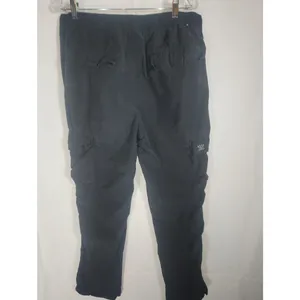 Aeropostale Black Women's Cargo Pants with Drawstring Waist, Size L thumbnail 12