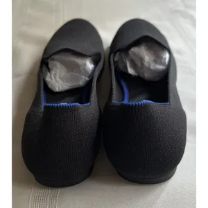 Rothy's The Loafer Black Round Toe Knit Ballet Flats Women's Size W12/EU 43 thumbnail 8