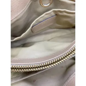 coach medium w adjustable strap tan leather cross thumbnail 9