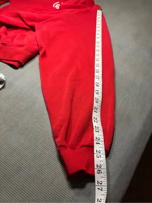 Hanes Red Crewneck Sweatshirt with Classic Label XL thumbnail 7