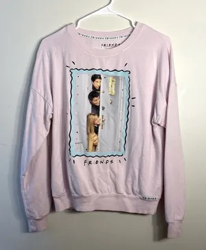 FRIENDS television series‎ show pink crewneck sweater casual comfortable thumbnail 1