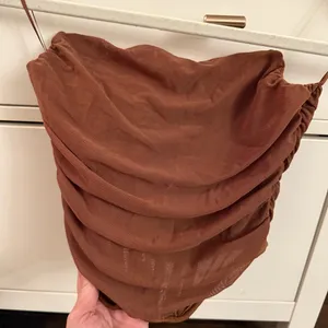 Tic Toc Brown Mesh Strapless Corset thumbnail 2