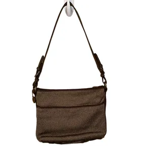 Women's The SAK Knit Khaki Shoulder Bag with Leather Strap‎ thumbnail 2