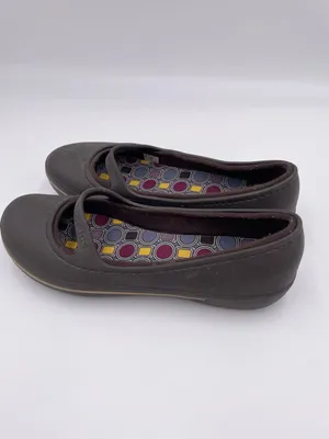 Crocs Crocband Winter Flats Mary Jane Shoes Women's Size 9 Brown Lined Y2K thumbnail 6