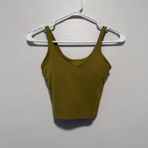 Lululemon Align Nulu‎ Tank Top Auric Gold Size 2 thumbnail 3