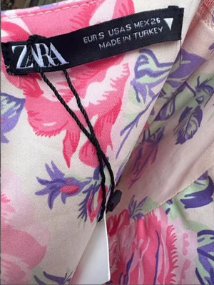 NWT Zara Milk Maid Floral Puff Sleeve Dress Size Small thumbnail 9