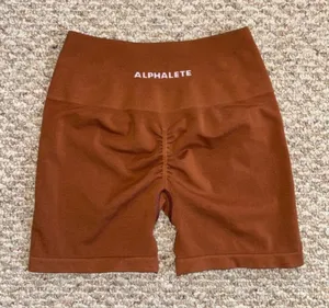 Alphalete limited edition Amplify shorts butterscotch thumbnail 4