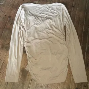 CAbi S ruched sides draped front elevated basic blouse thumbnail 3