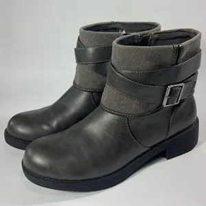 Rocket Dog Trepp Grand Orchard Cotton Ankle Boots Gray Buckle Straps Womens 9.5‎ thumbnail 3