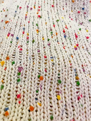 Altar'd State Confetti Open Chenille Cardigan thumbnail 3